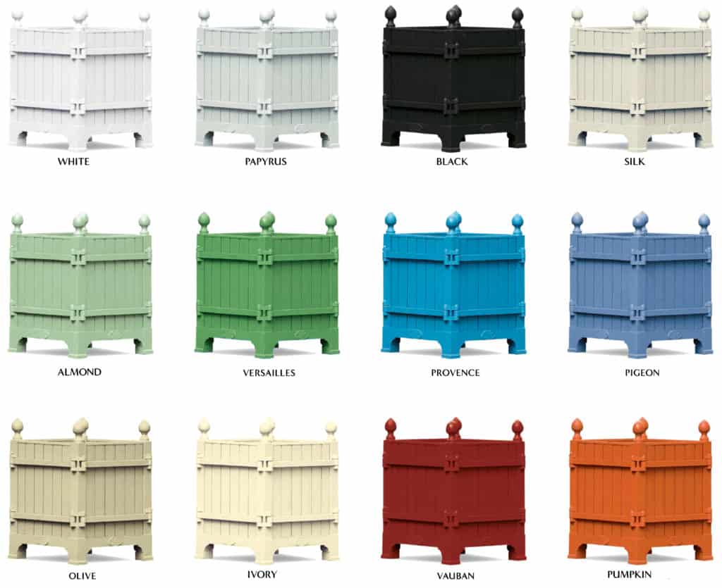 Caisse de Versailles colour palette — 12 standard colours