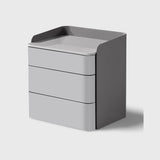 Christine Lacquer Nightstand Taupe