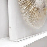 Circle of Stillness Handmade Dimensional Paper Wall Sculpture
