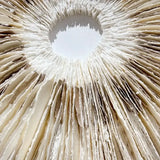 Circle of Stillness Handmade Dimensional Paper Wall Sculpture