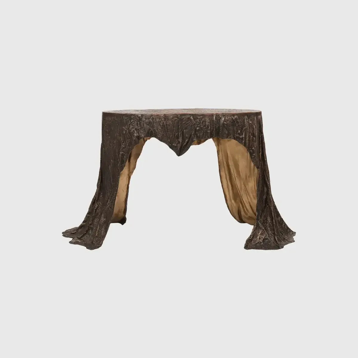 Cloth of Gold Console Bronze Dorato