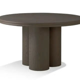 Column Round Dining Table 132cm Macchiato