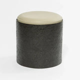 Column Stool Bronze Nera and Leather