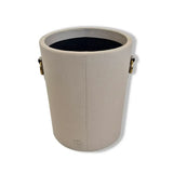 Cone Waste Bin Pumice Leather
