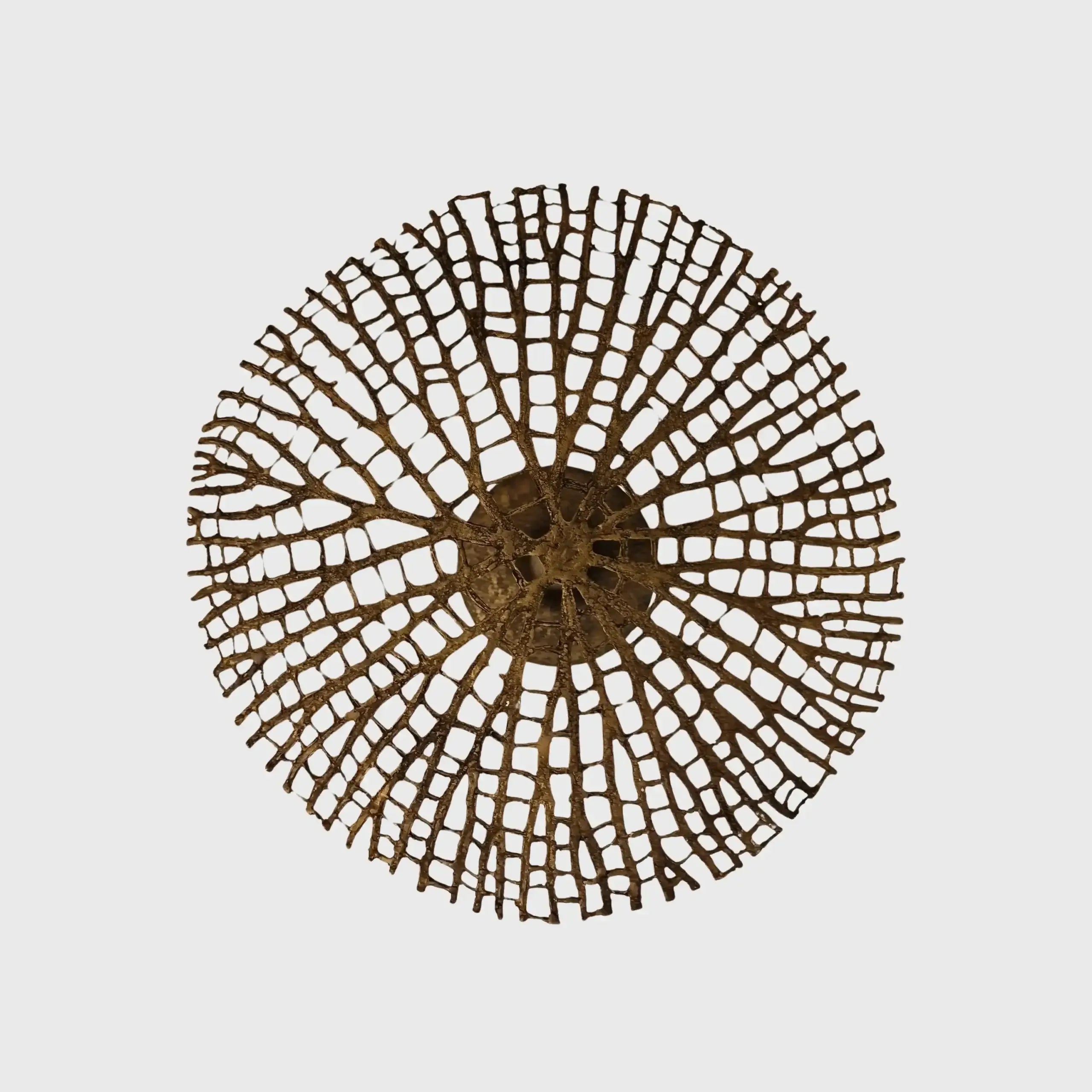 Coral Side Table Bronze Dorato