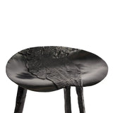 Croc Bar Stool Bronze Nera