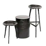 Croc Bar Stool Bronze Nera