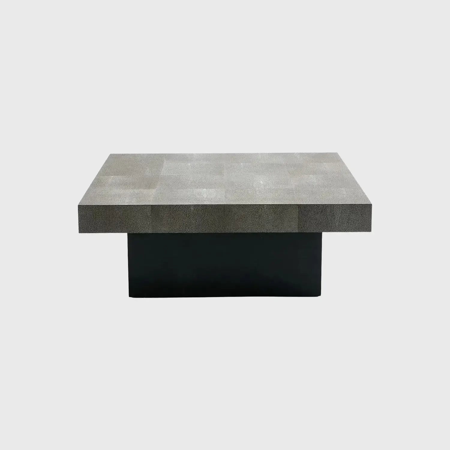 Cube Coffee Table Shagreen Leather