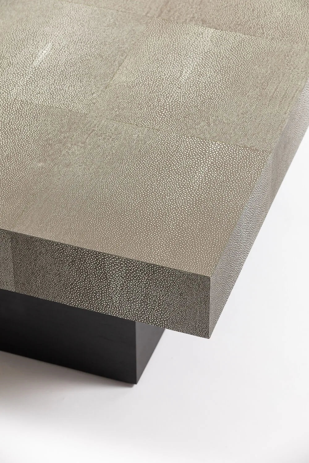 Cube Coffee Table Shagreen Leather