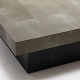 Cube Coffee Table Shagreen Leather