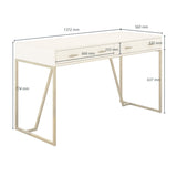 Hampton Desk - Ivory Shagreen by DI Designs