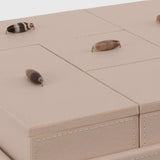 Desk Set Blush Leather