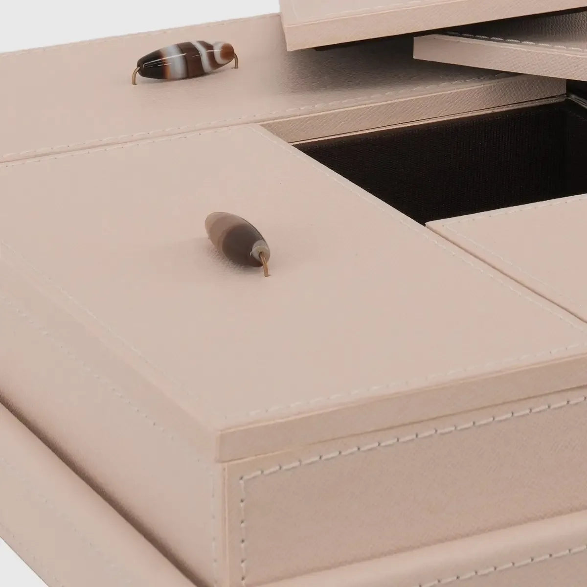 Desk Set Blush Leather