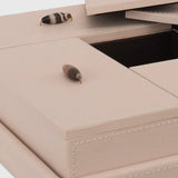 Desk Set Blush Leather