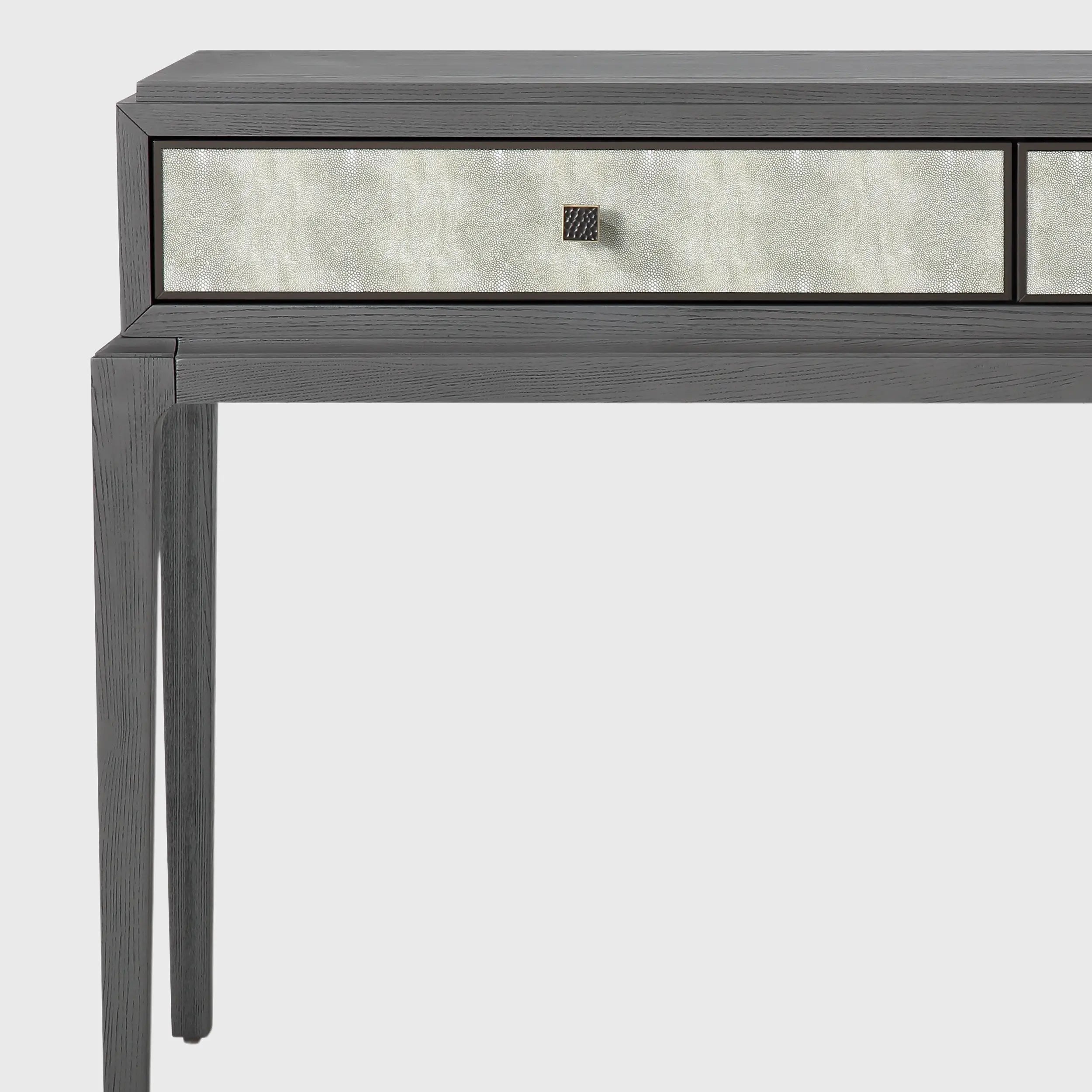 Astoria Console Graphite Grey with Shagreen