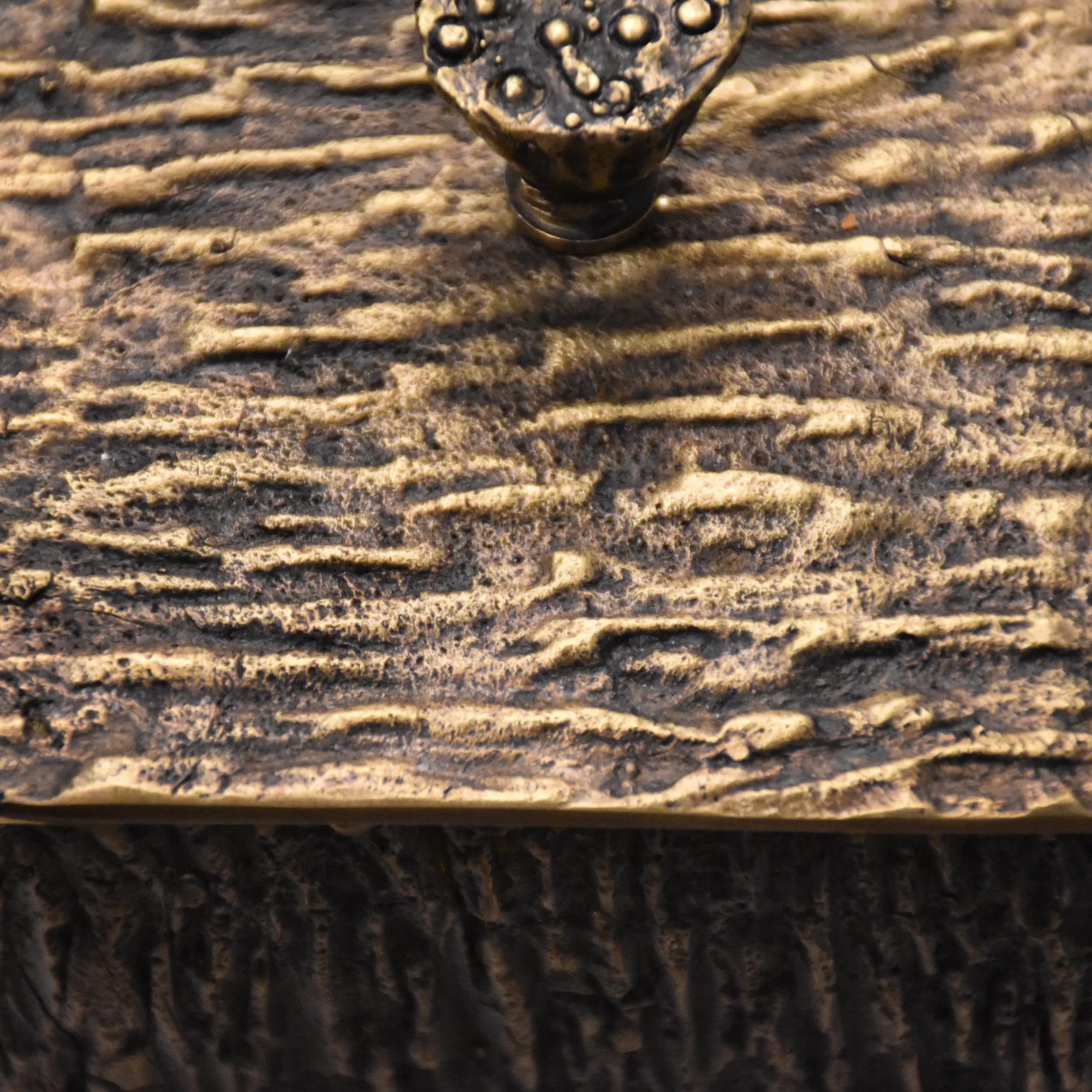 Arunya Canister Bronze Dorato