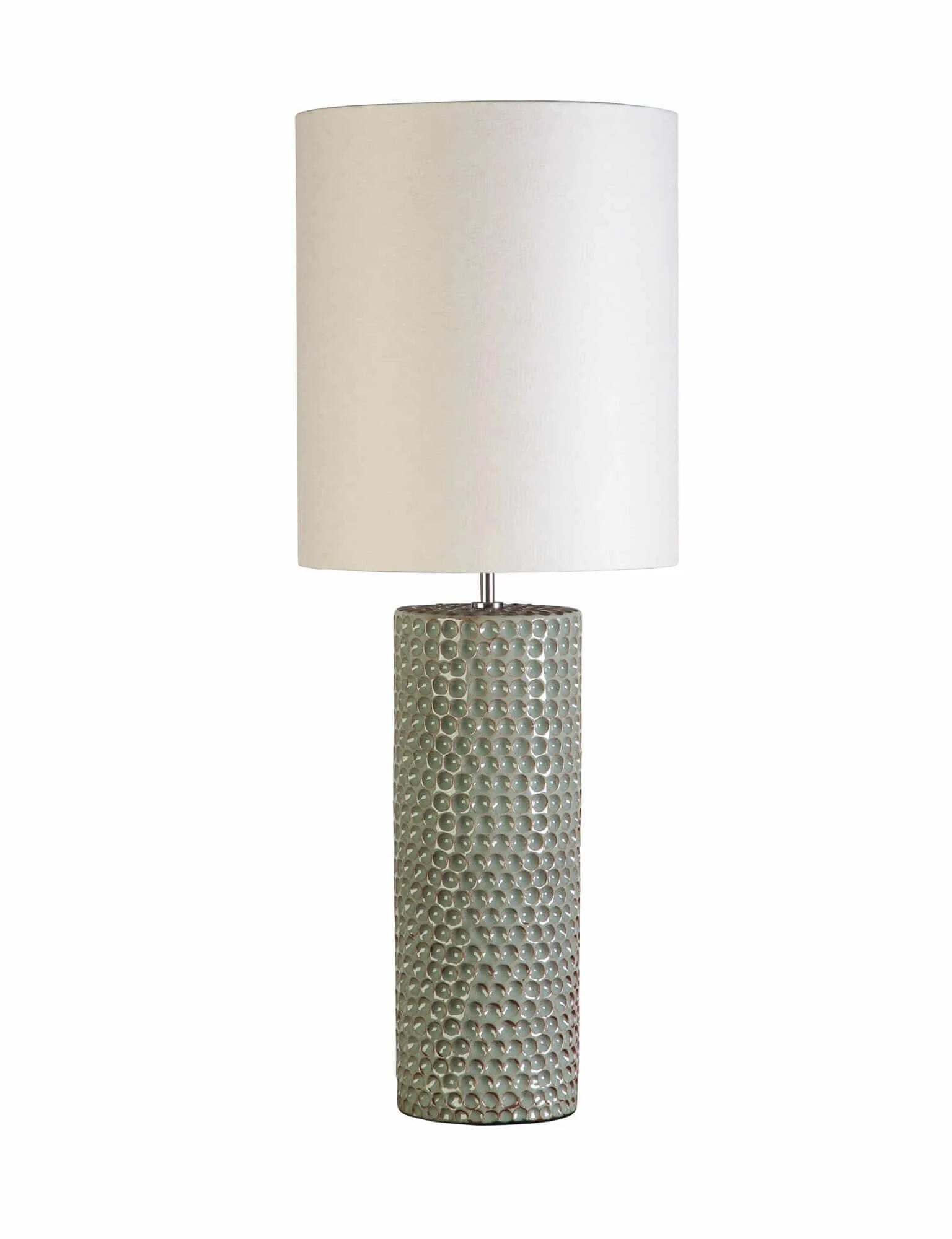 Dimple Ceramic Lamp Lichen