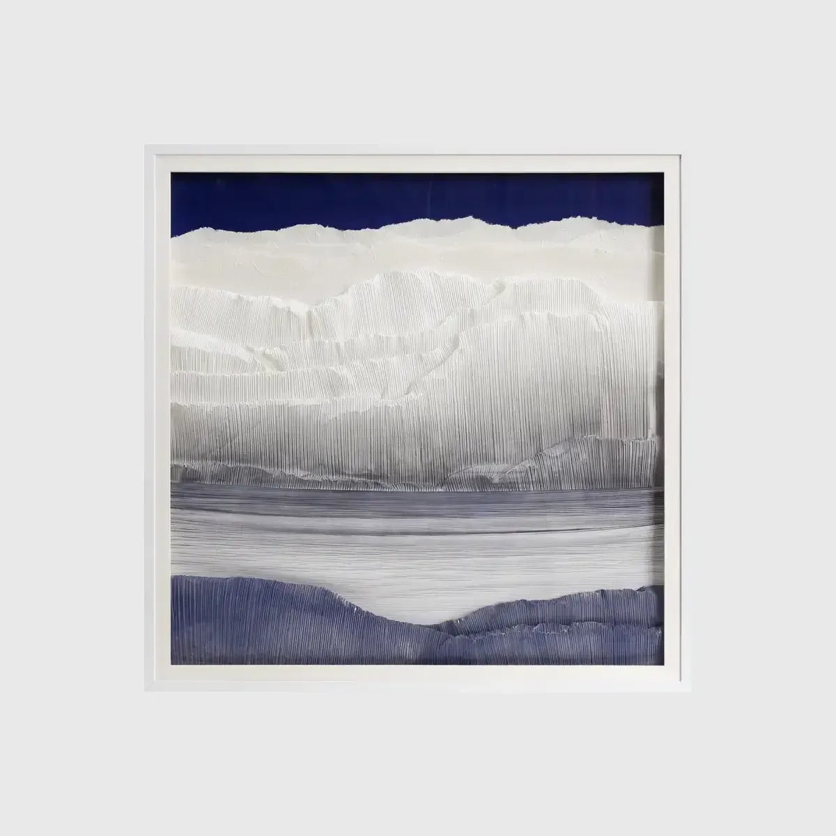 Echoes of the Sky Handmade Dimensional Paper Wall Art