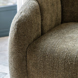 Vetta Tub Chair Moss Green Fabric