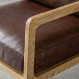 Eclipse Armchair Antique Brown Leather