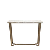Ponte Console Table Faux Marble Top