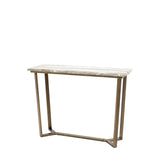 Ponte Console Table Faux Marble Top