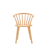 Artisan Dining Chair Natural Oak Wood (2pk)