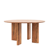 Avant Natural Acacia Wood Round Dining Table