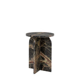 Azure Side Table Ember Marble