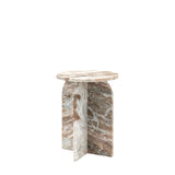 Azure Side Table Natural Marble
