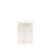 Azure Side Table White Marble