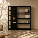 Fiocchi Book Shelf - Black Oak