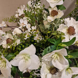 Florals in a Linen-Shagreen Box Tall