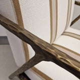 Forged Armchair Bronze Dorato