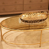 Forged Oval Coffee Table Bronze D’oro