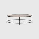 Forged Oval Coffee Table Bronze Nera