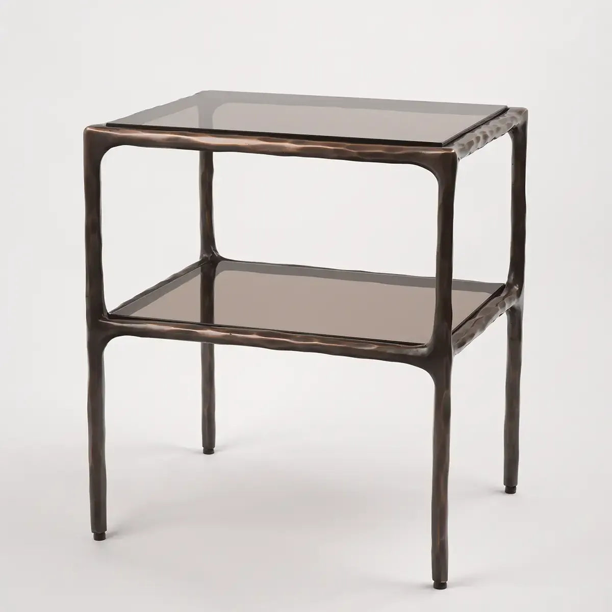 Forged Side Table Bronze Dorato