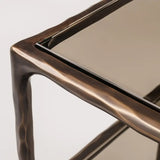 Forged Side Table Bronze Dorato