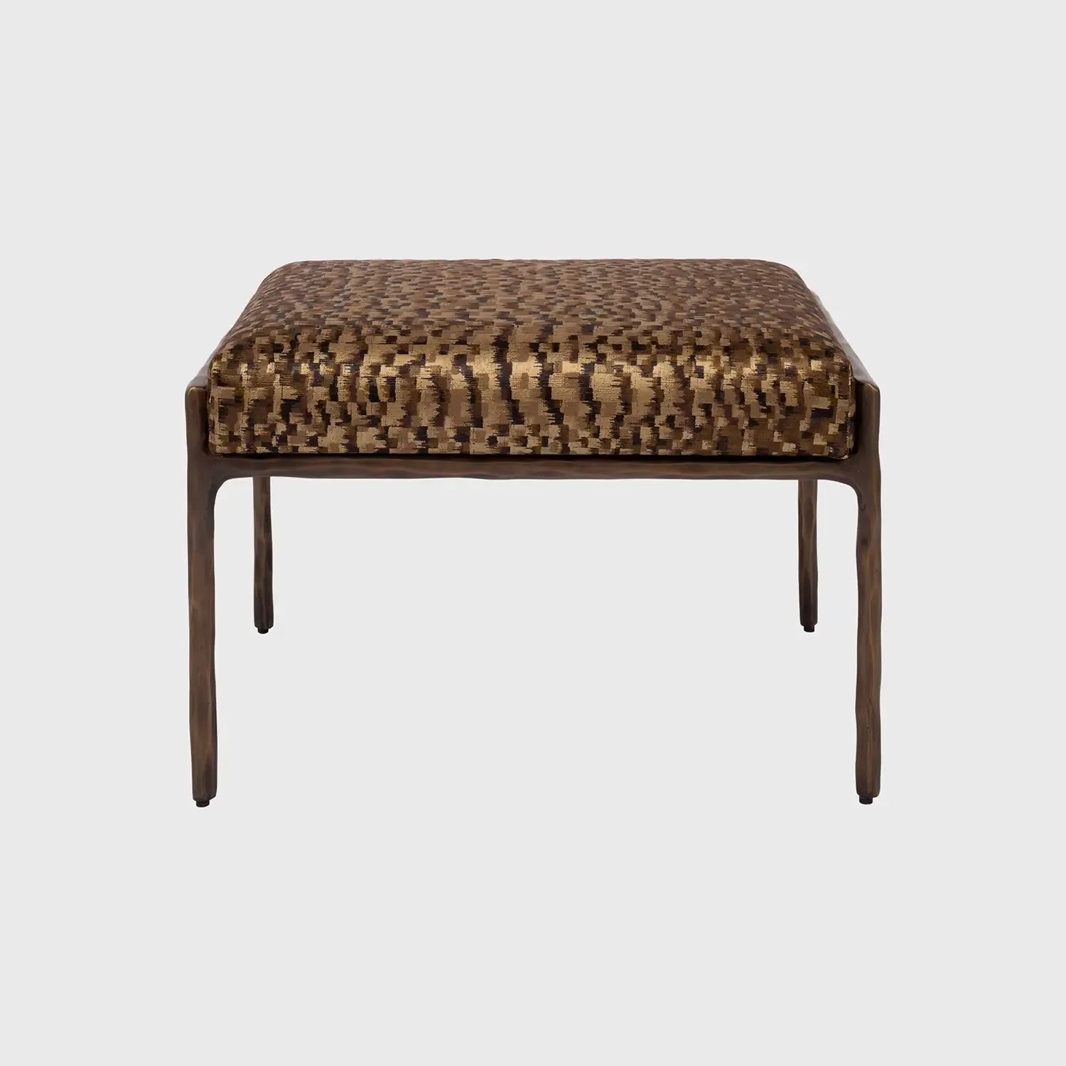 Forged Stool Bronze Dorato
