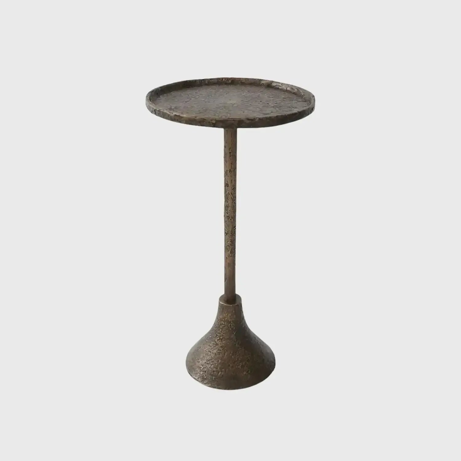 Gimlet Bronze Dorato Round Cocktail Table