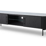 Lantine Marble TV Unit - Black Oak