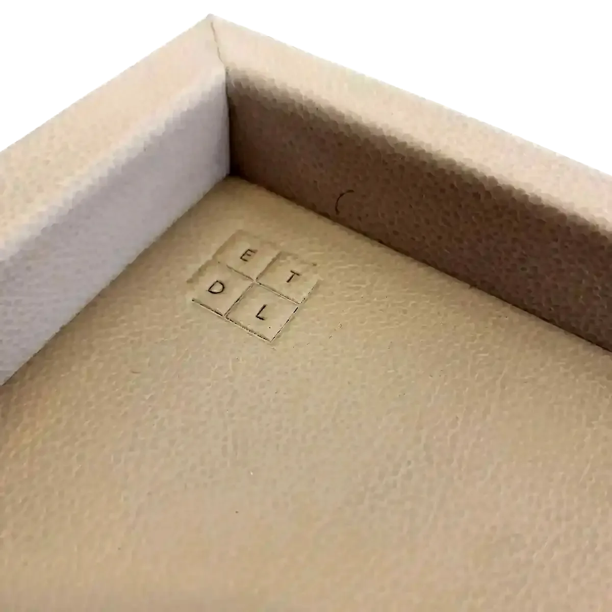 Honeycomb Tray Pumice Leather