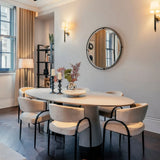 Huggel Oval Dining Table 240cm