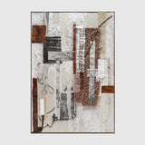 Inheritance Mixed Media Paper and Textile Wall Sculpture