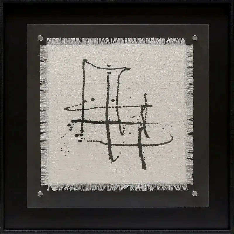 Inkbound Echoes 1 Original Linen Printing Art