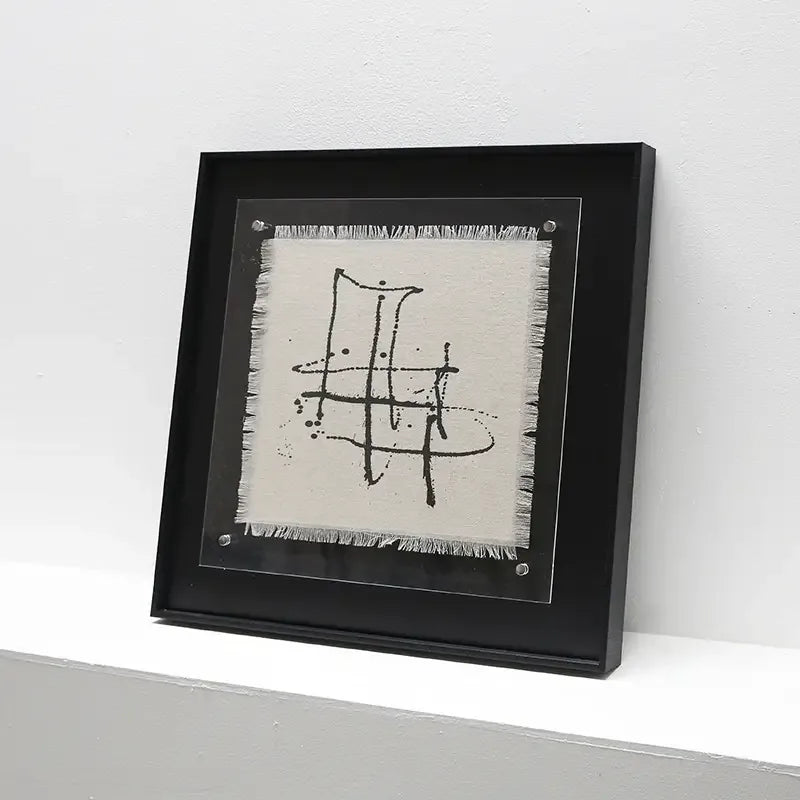Inkbound Echoes 1 Original Linen Printing Art