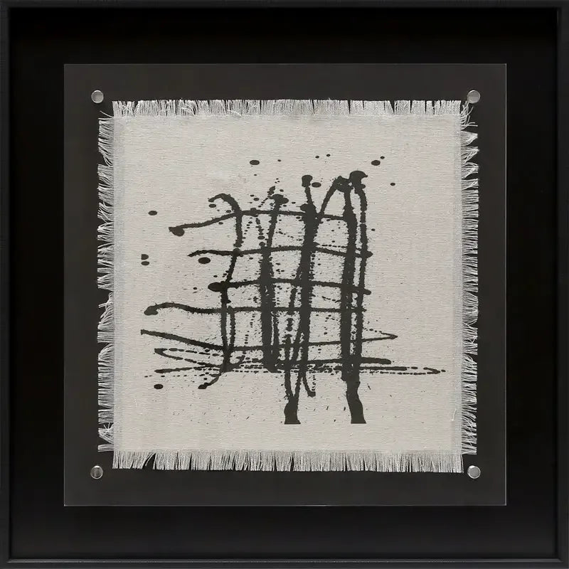 Inkbound Echoes 3 Original linen printing art