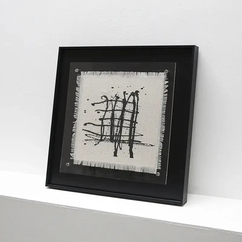 Inkbound Echoes 3 Original linen printing art