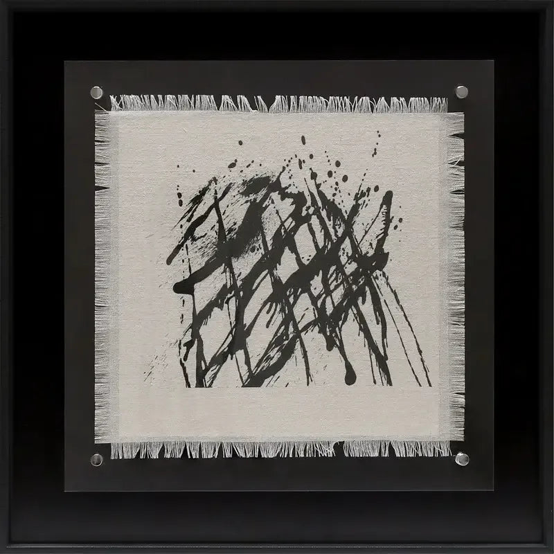 Inkbound Echoes 4 Original linen printing art
