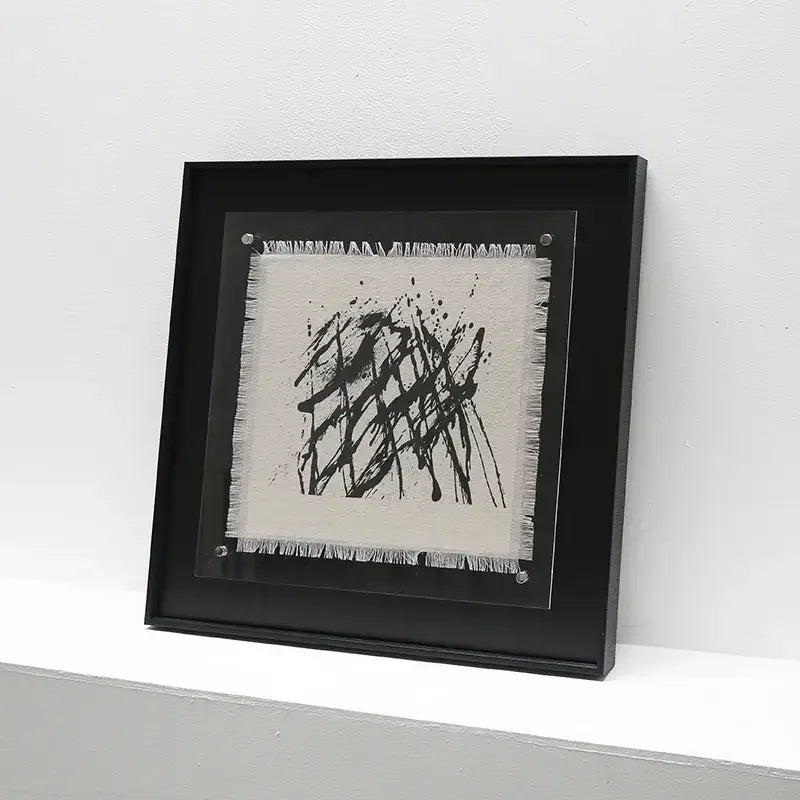 Inkbound Echoes 4 Original linen printing art